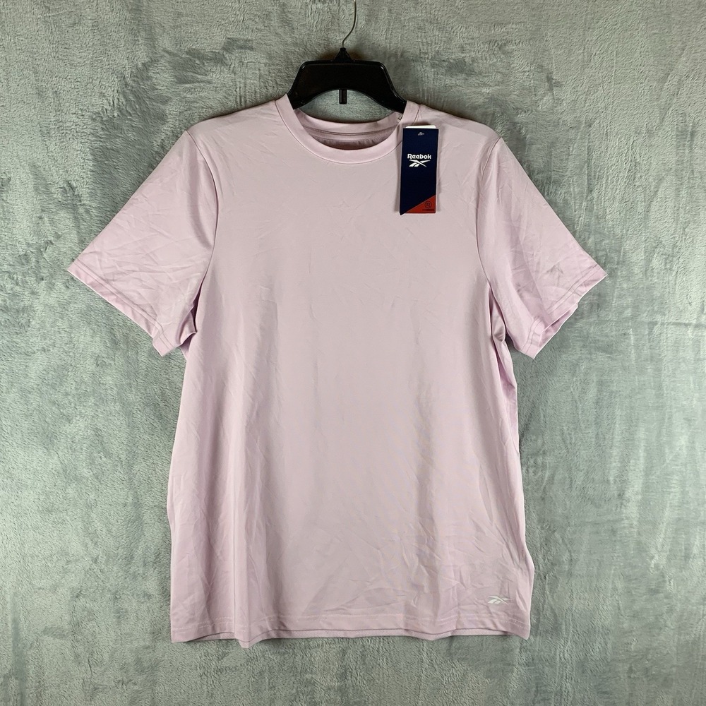 Rebook Women's T Shirt 1X‎ ID Train Speedwick Pink Short Sleeve Gym Performance